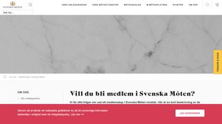 
                            6. Vill du bli medlem i Svenska Möten? Här är våra medlemskrav