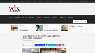 
                            12. villa dolores: inauguran nuevo centro bancor en la ciudad - VDX online