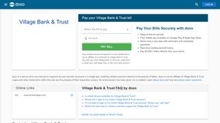 
                            7. Village Bank and Trust: Login, Bill Pay, Customer Service and Care ...