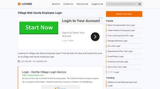 
                            2. Village Web Davita Employee Login