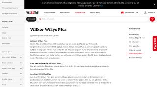 
                            8. Villkor Willys Plus