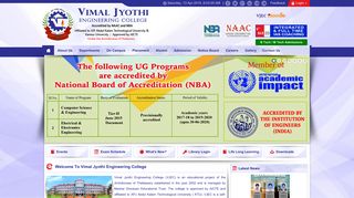 
                            8. Vimal Jyothi Engineering College :: An ISO 9001 - 2015 Certified ...