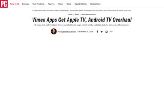 
                            13. Vimeo Apps Get Apple TV, Android TV Overhaul | News & Opinion ...