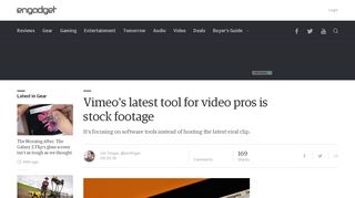
                            9. Vimeo's latest tool for video pros is stock footage - Engadget