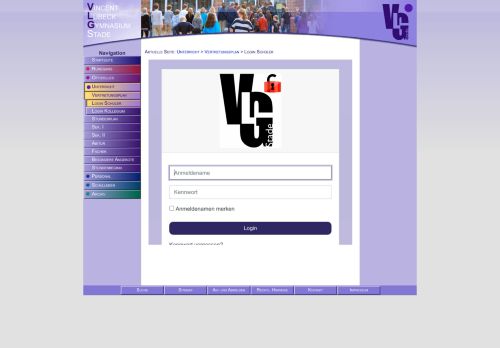 
                            2. Vincent-Lübeck-Gymnasium Stade - Login Schüler