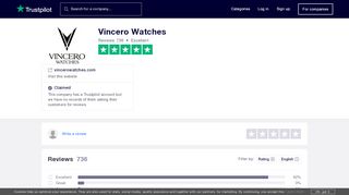 
                            12. Vincero Watches Reviews | Read Customer Service ...