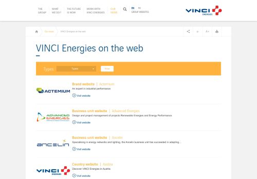 
                            5. VINCI Energies on the web