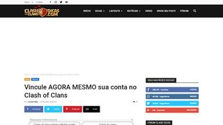 
                            11. Vincule AGORA MESMO sua conta no Clash of Clans - Clash of ...