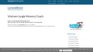 
                            3. Vind een Jungle Memory Coach - LerendBrein