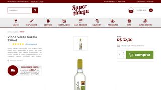 
                            13. Vinho Verde Gazela 750ml - Super Adega