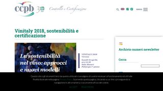 
                            12. Vinitaly 2018, sostenibilità e certificazione - CCPB | Controllo e ...