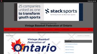 
                            6. Vintage Baseball Federation of Ontario - (Mississauga, ON) - powered ...