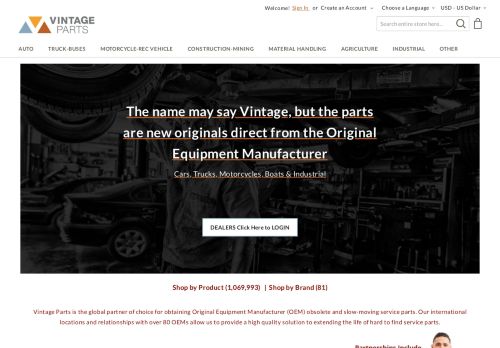 
                            9. Vintage Parts - Your Service Parts Inventory Partner