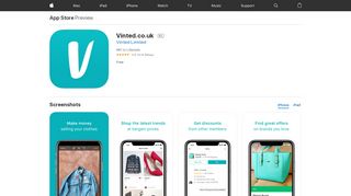 
                            4. Vinted.co.uk on the App Store - iTunes - Apple