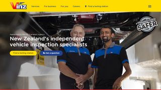 
                            12. VINZ - Vehicle inspections and testing services