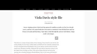 
                            9. Viola Davis style file - Vogue Australia