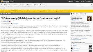 
                            5. VIP Access App (Mobile) new device/restore and login? | Symantec ...