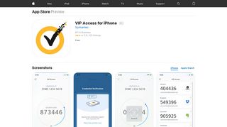 
                            10. VIP Access for iPhone on the App Store - iTunes - Apple