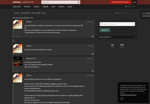 
                            12. VIP account activated..?? · Forum · model-kartei.de