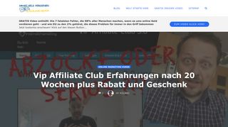 
                            11. Vip Affiliate Club Erfahrungen nach 20 Wochen plus Rabatt und ...