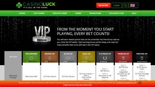 
                            2. VIP - Casinoluck