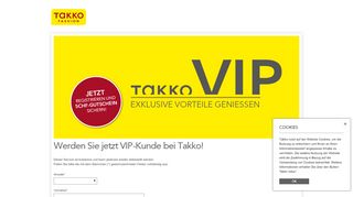 
                            5. VIP-Kunde werden | VIP Bereich | Takko