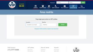 
                            6. VIP Leilões - Login