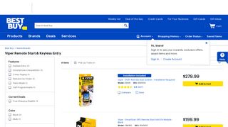 
                            12. Viper Remote Start and Keyless Entry: Viper Security - Best Buy