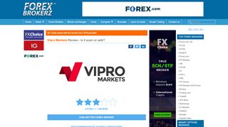 
                            10. Vipro Markets Review - Is it scam or safe? - ForexBrokerz.com