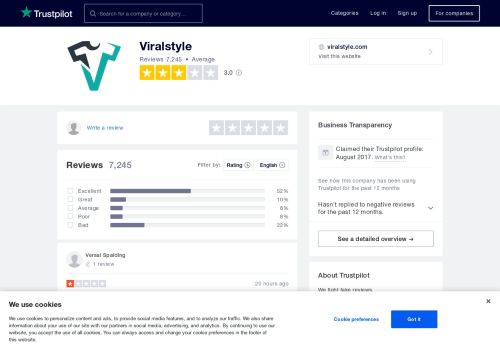 
                            3. Viralstyle Reviews | Read Customer Service Reviews of viralstyle.com