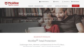 
                            6. Virenschutz-Software, Viren-Scan, Internet-Sicherheit - McAfee