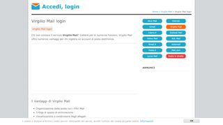 
                            4. Virgilio Mail login | Accedi, login
