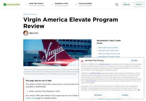 
                            11. Virgin America Elevate Program Review - NerdWallet