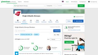 
                            13. Virgin Atlantic Airways Reviews | Glassdoor.co.uk