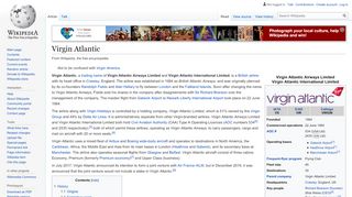 
                            8. Virgin Atlantic - Wikipedia