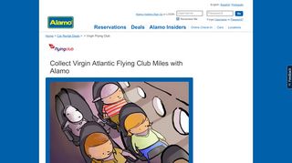 
                            10. Virgin Flying Club - Alamo Car Rental