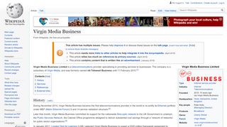 
                            12. Virgin Media Business - Wikipedia