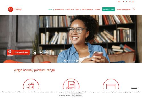 
                            9. Virgin Money | Personal Loans | Spot Money Transfer App | Credit Card