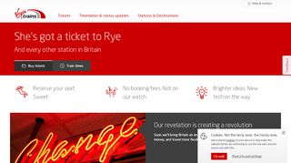 
                            11. Virgin Trains: Buy Train Tickets, Check Fares & Train Times