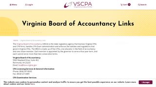 
                            12. Virginia Board of Accountancy Links | Virginia Society of Certified ...