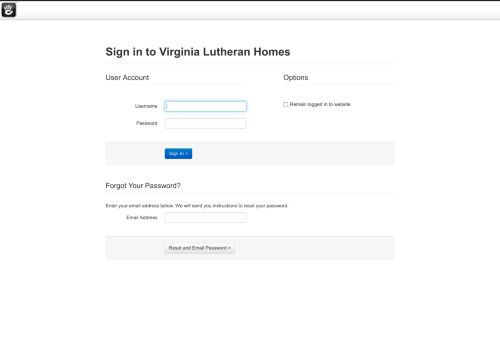 
                            4. Virginia Lutheran Homes :: Login