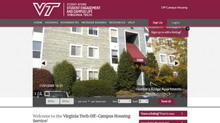 
                            10. Virginia Tech | Off Campus Housing Search
