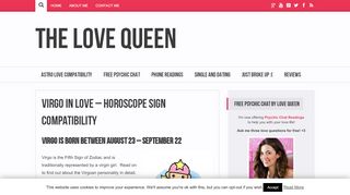 
                            5. Virgo in Love - Horoscope Sign Compatibility - The Love ...