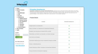 
                            9. Virt. Emailserver - Reseller.de – Interoute Deutschland GmbH