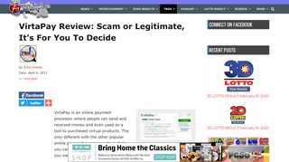 
                            8. VirtaPay Review: Scam or Legitimate, It's For You To ...