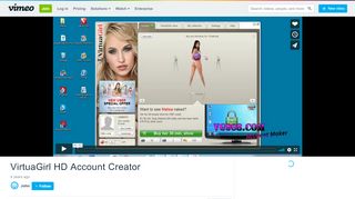 
                            8. VirtuaGirl HD Account Creator on Vimeo