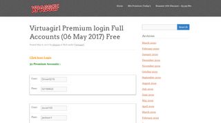 
                            4. Virtuagirl Premium login Full Accounts - xpassgf