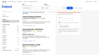 
                            7. Virtual Data Room Jobs in London - February 2019 | Indeed.co.uk