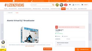 
                            9. Virtual DJ 7 Broadcaster | Lizenzfuchs.de