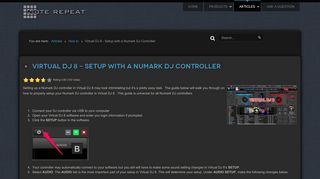 
                            5. Virtual DJ 8 - Setup with a Numark DJ Controller - noterepeat.com